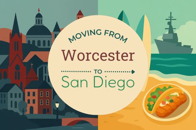Moving from Worcester to San Diego