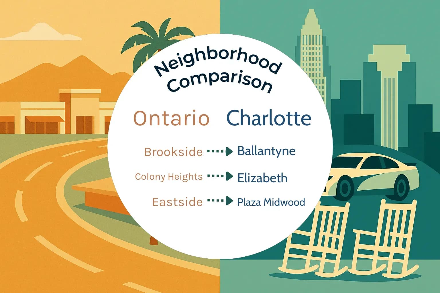 Ontario vs Charlotte Neighborhood Comparison