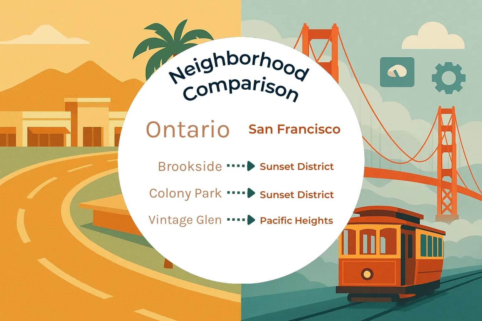 Ontario vs San Francisco Neighborhood Comparison