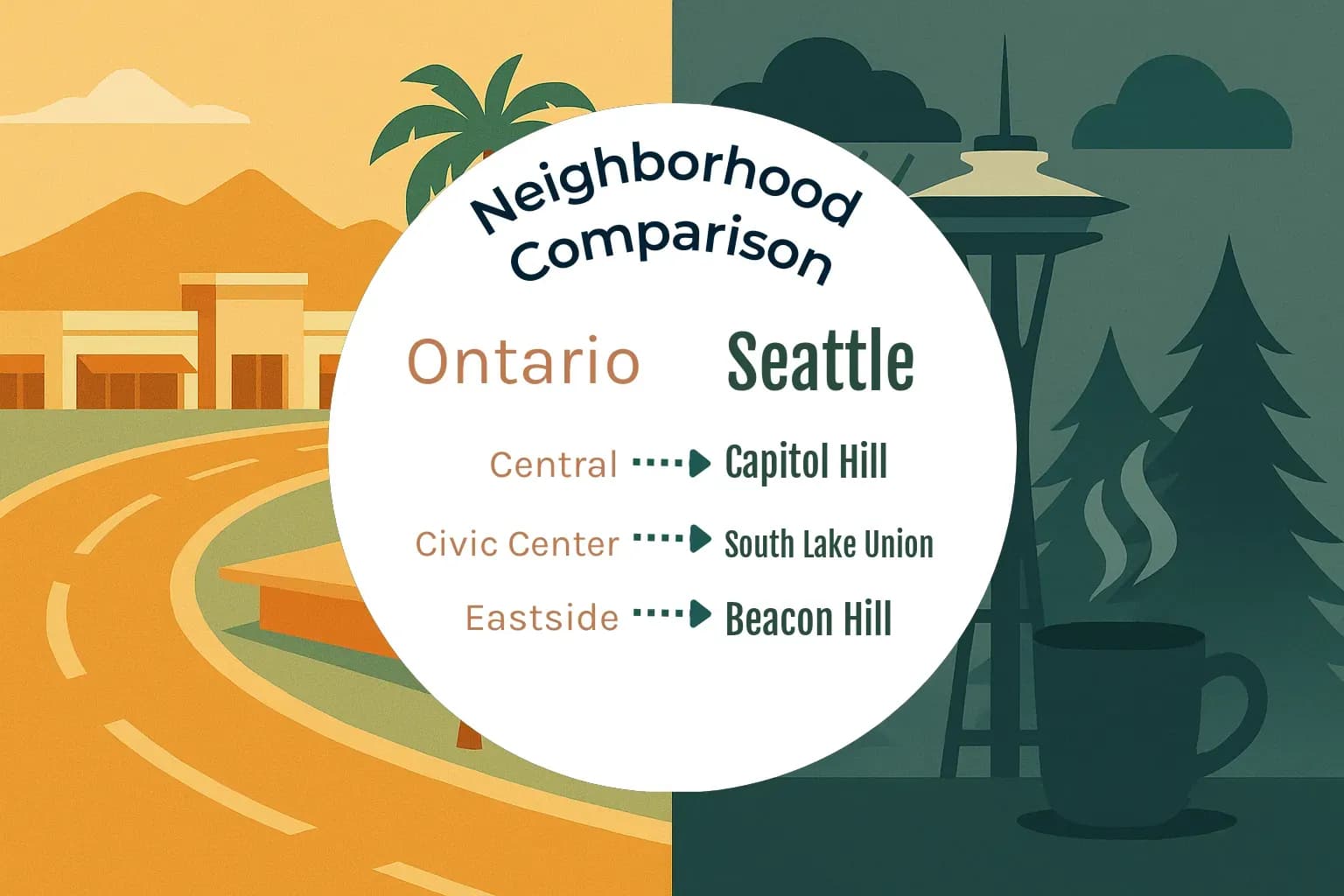 Ontario vs Seattle Neighborhood Comparison