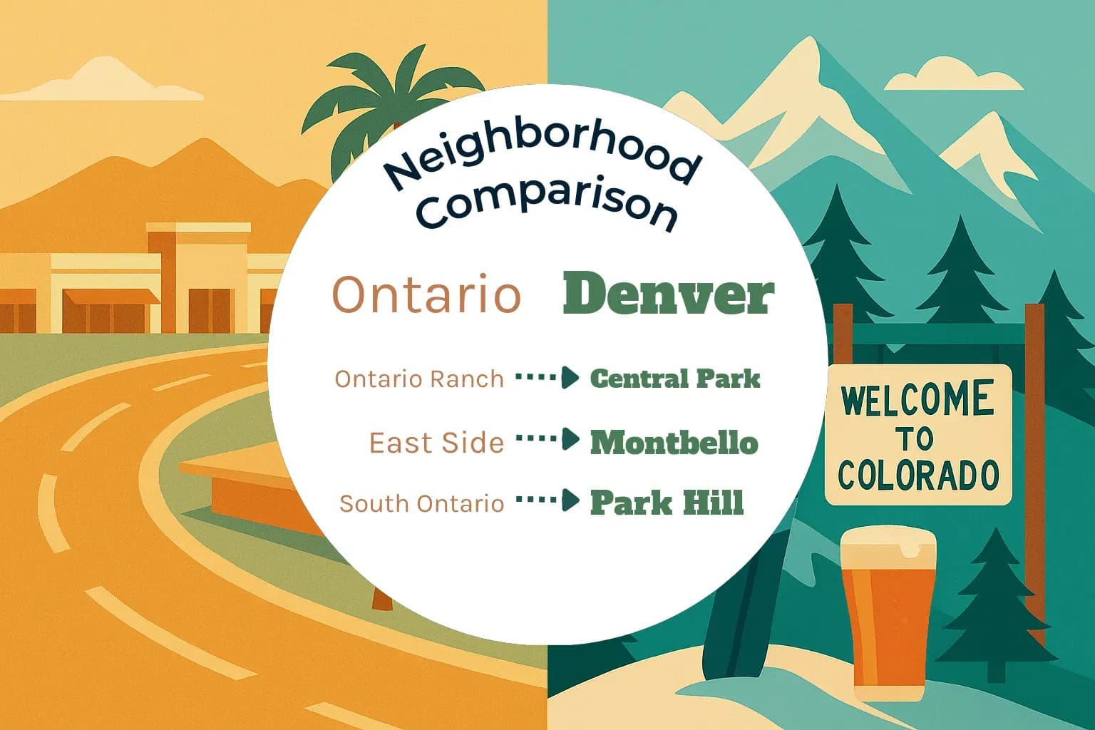 Ontario vs Denver Neighborhood Comparison