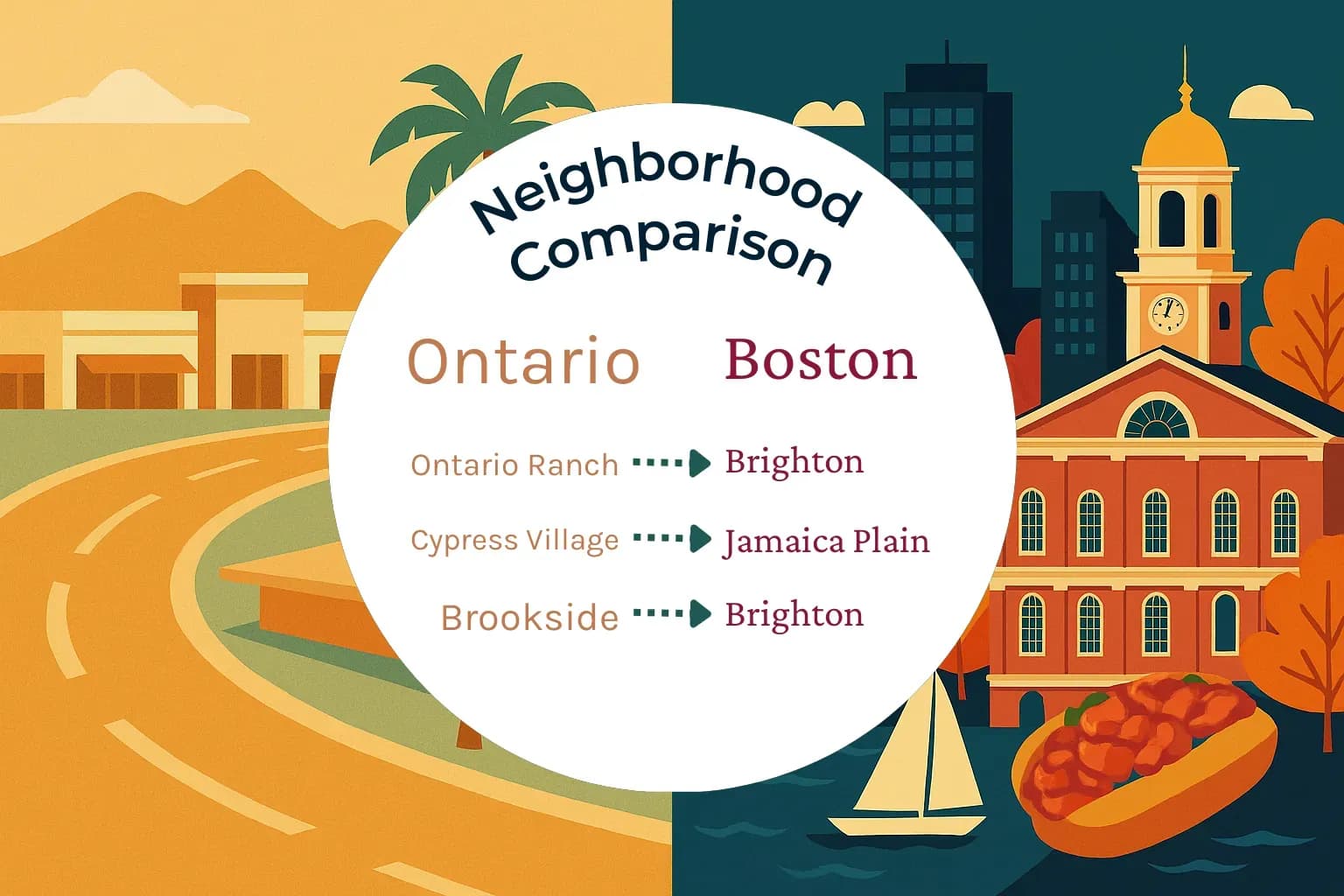 Ontario vs Boston Neighborhood Comparison