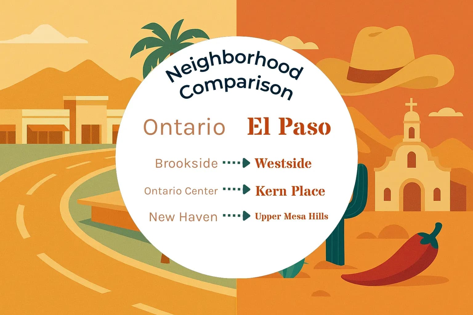 Ontario vs El Paso Neighborhood Comparison