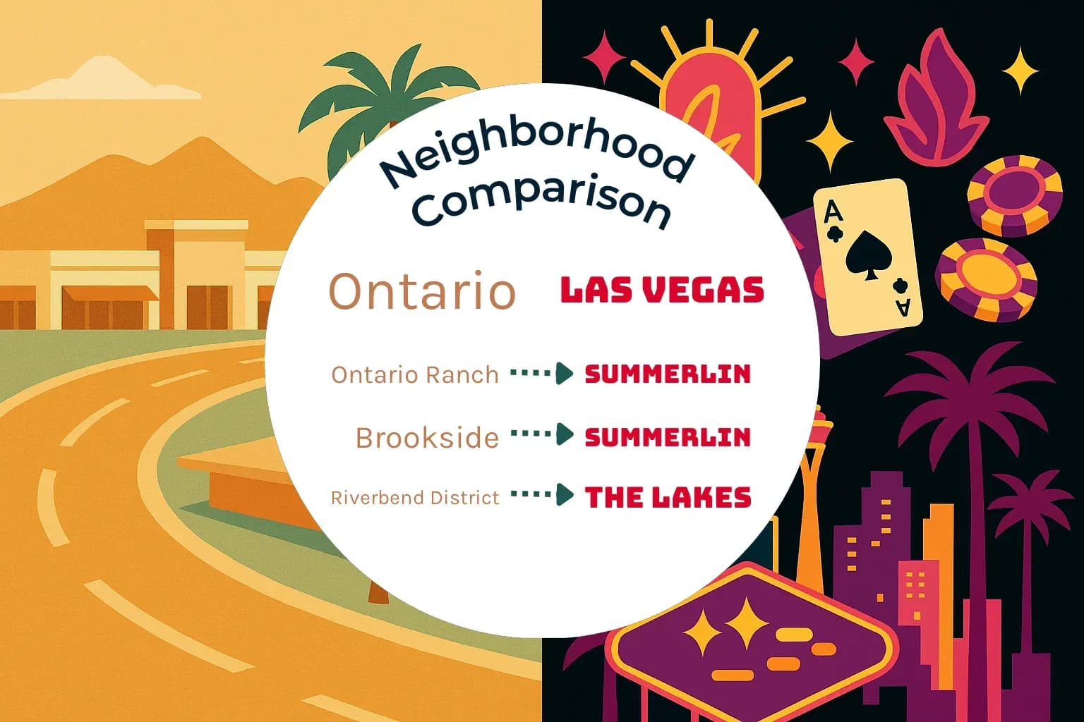 Ontario vs Las Vegas Neighborhood Comparison