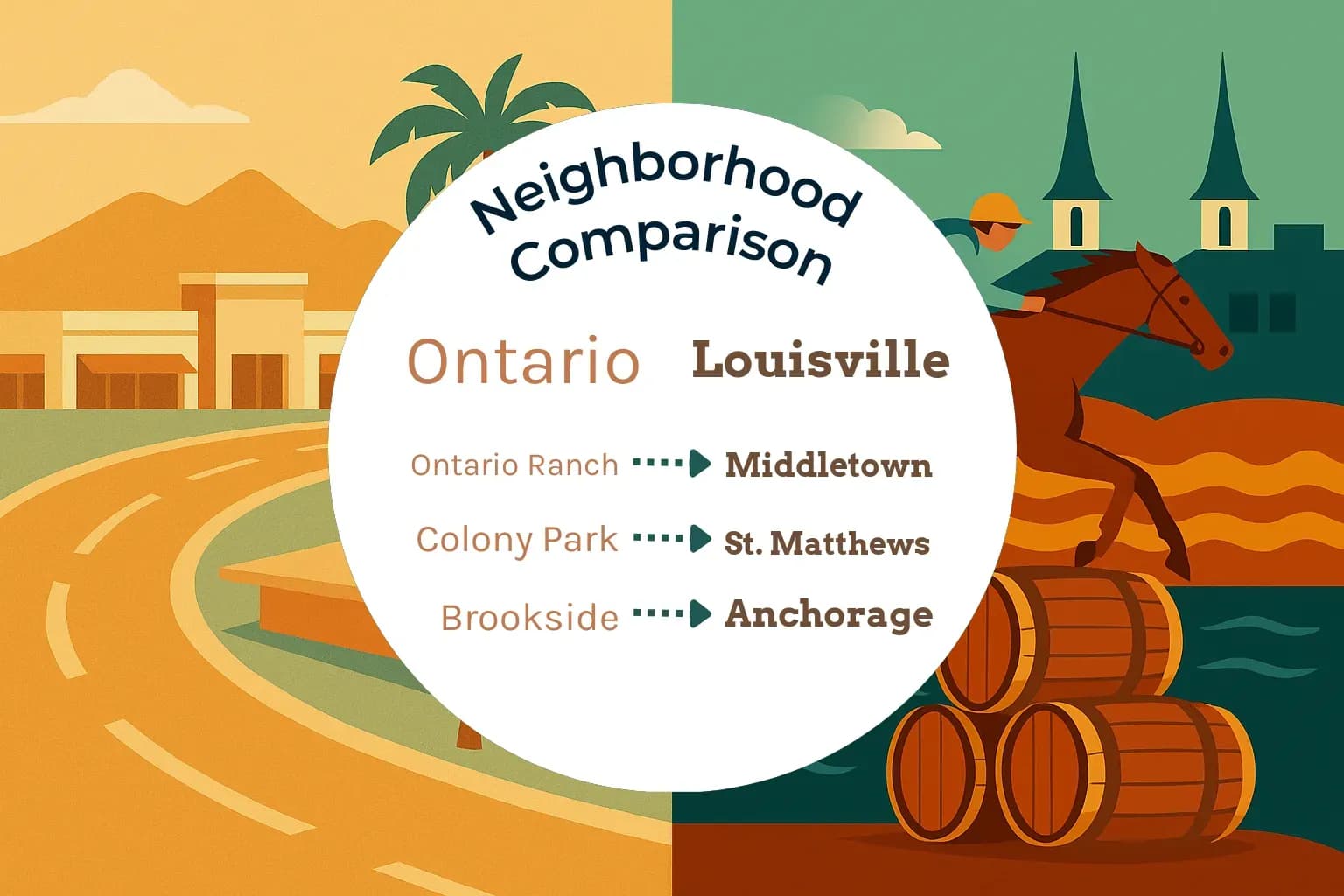 Ontario vs Louisville Neighborhood Comparison