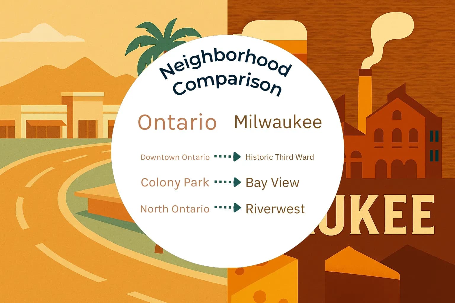 Ontario vs Milwaukee Neighborhood Comparison