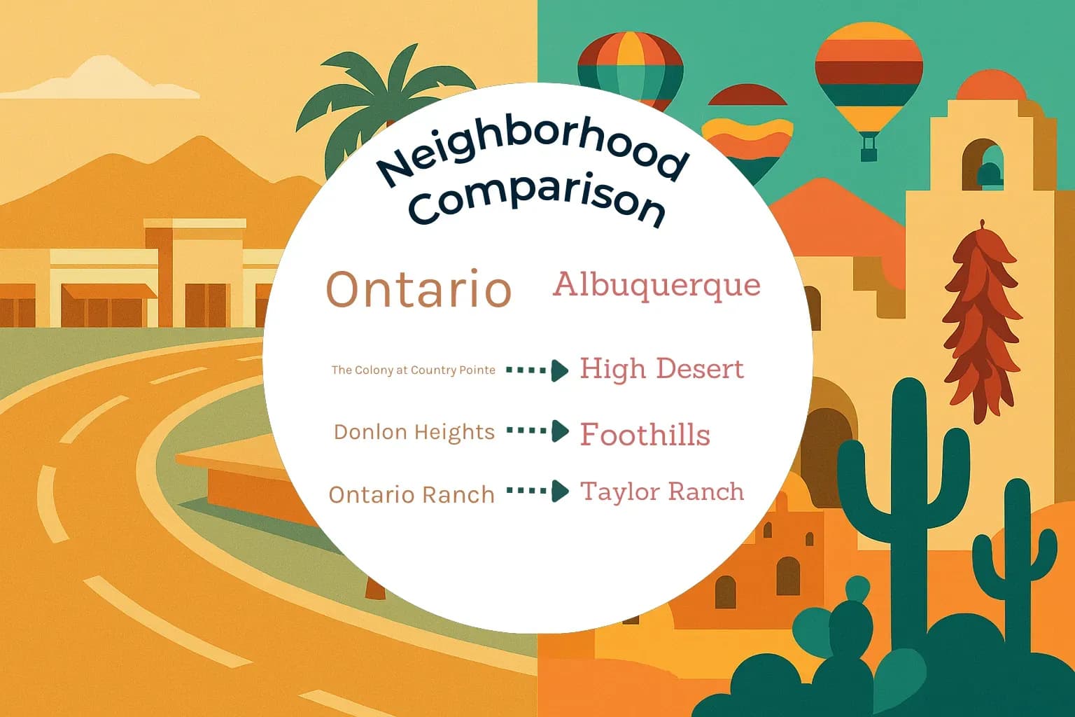 Ontario vs Albuquerque Neighborhood Comparison