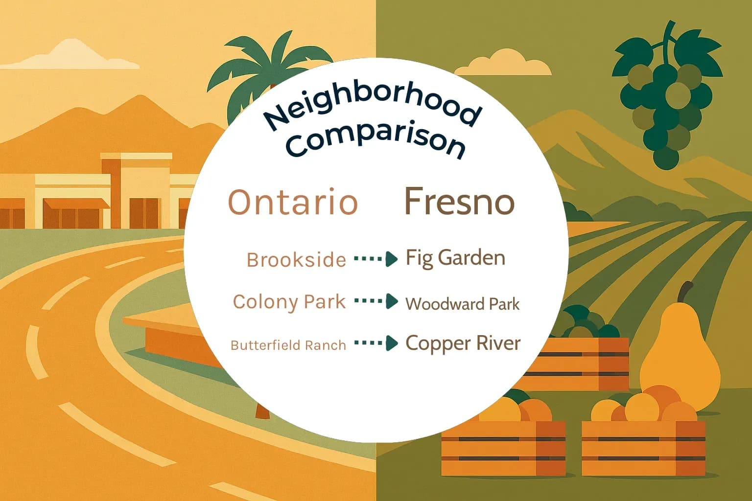 Ontario vs Fresno Neighborhood Comparison