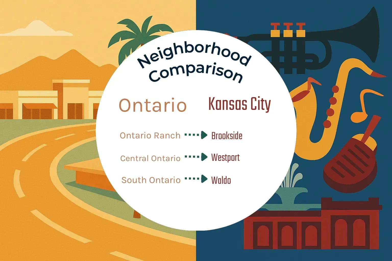 Ontario vs Kansas City Neighborhood Comparison