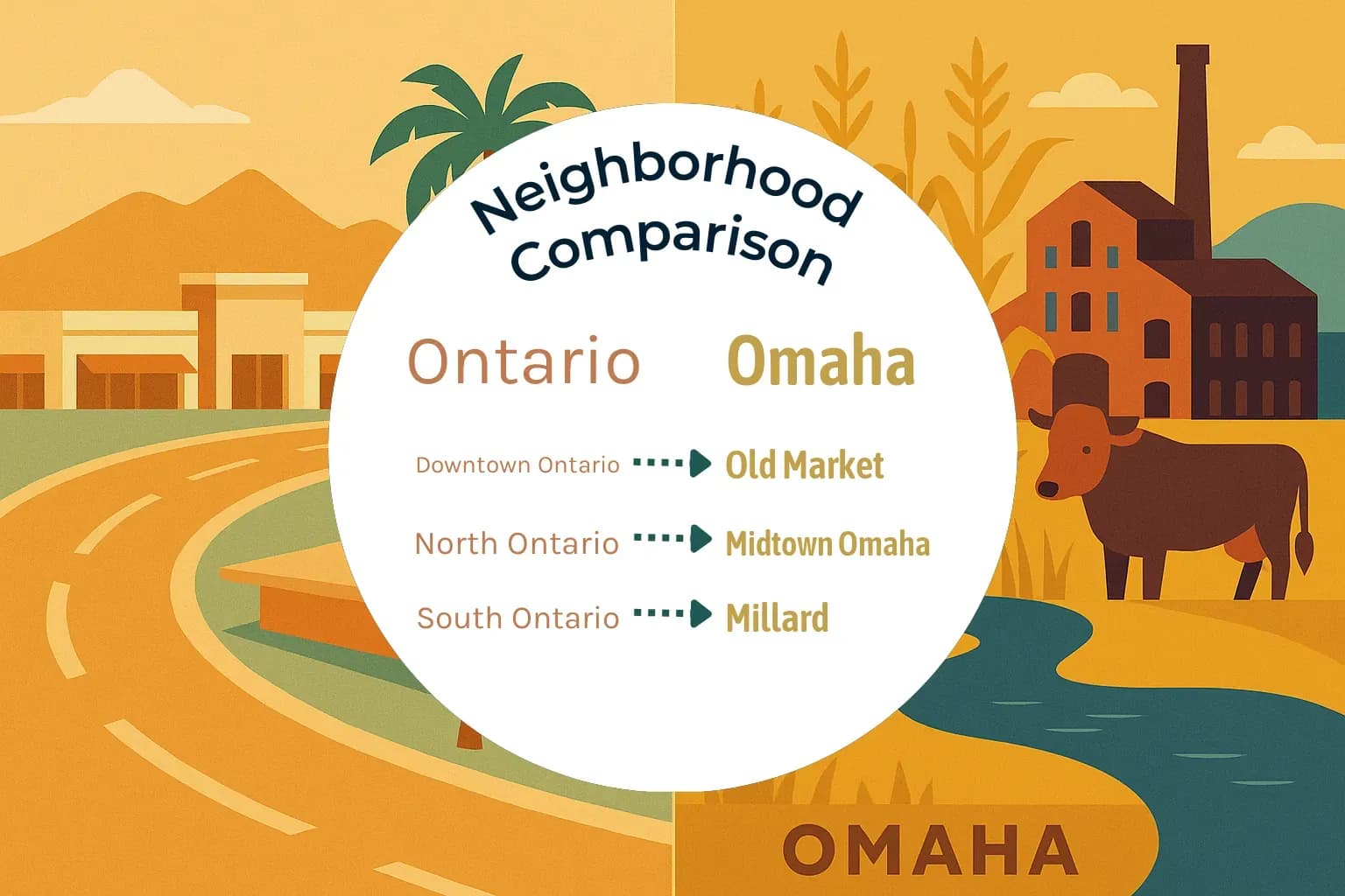 Ontario vs Omaha Neighborhood Comparison