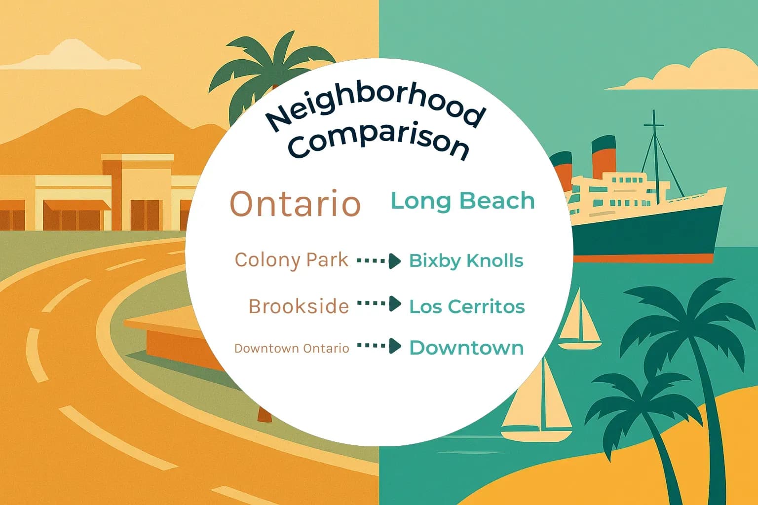 Ontario vs Long Beach Neighborhood Comparison