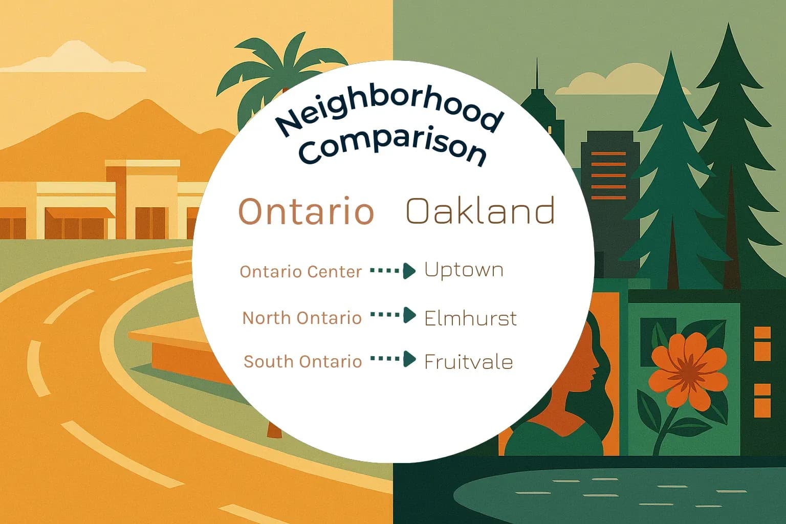 Ontario vs Oakland Neighborhood Comparison