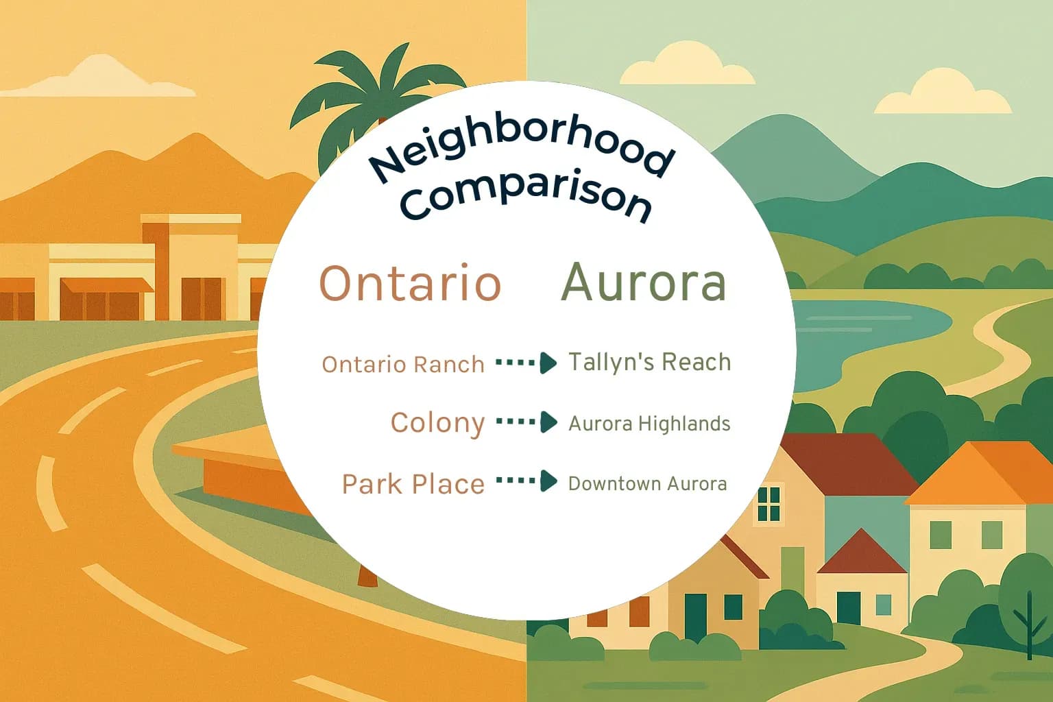 Ontario vs Aurora Neighborhood Comparison
