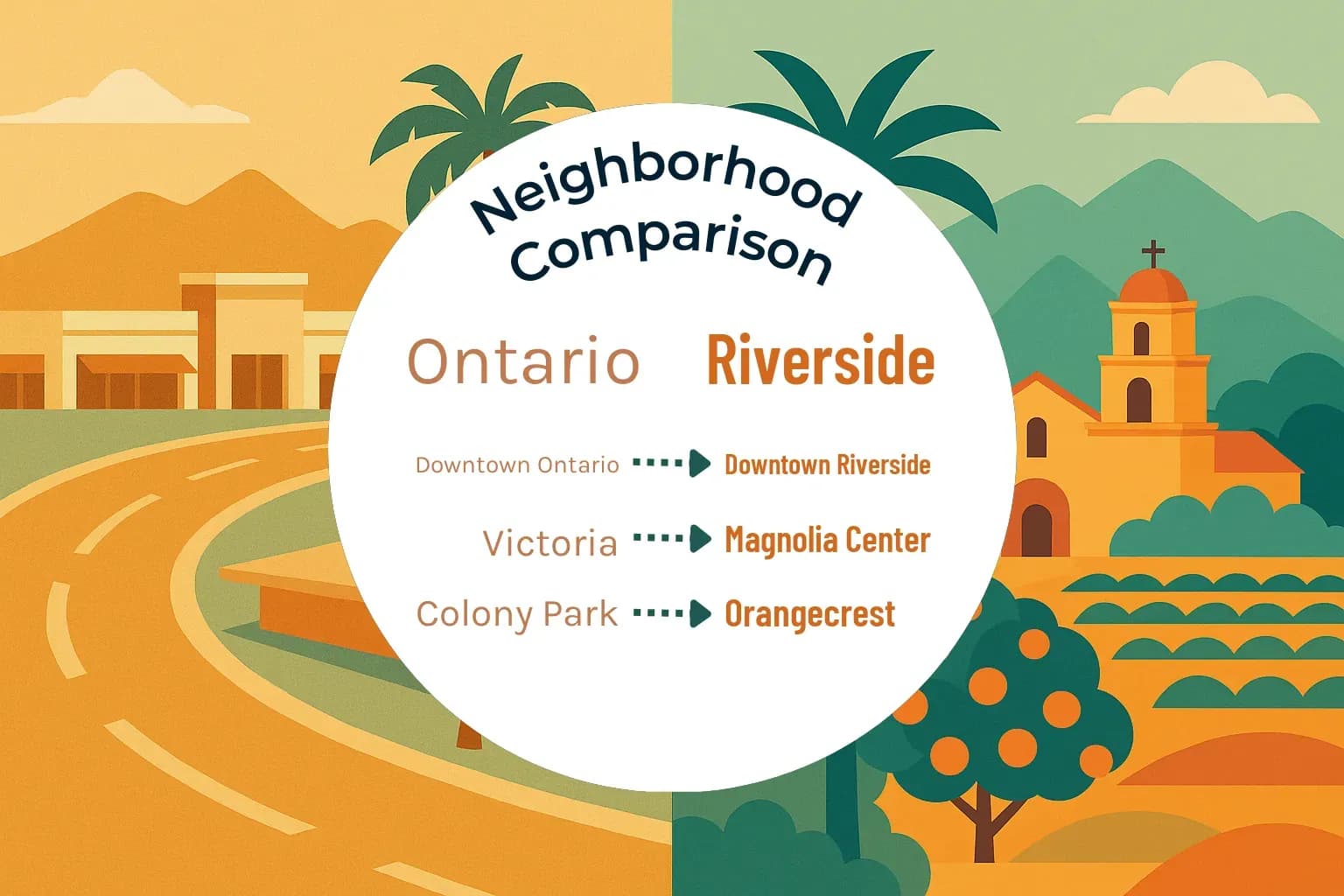 Ontario vs Riverside Neighborhood Comparison