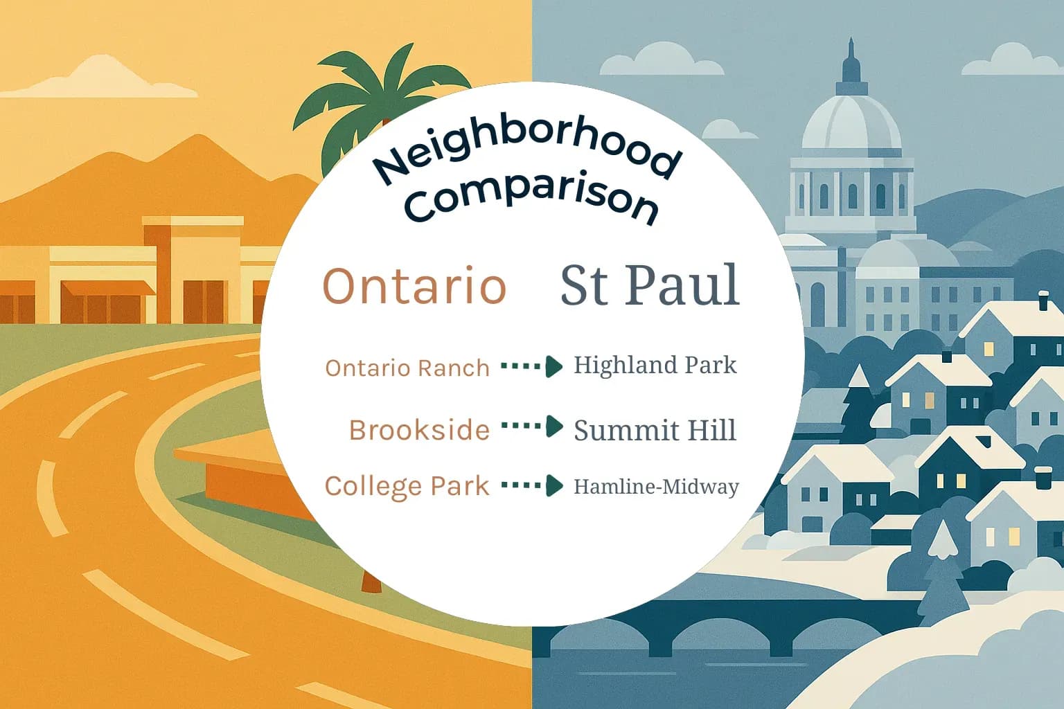 Ontario vs St. Paul Neighborhood Comparison