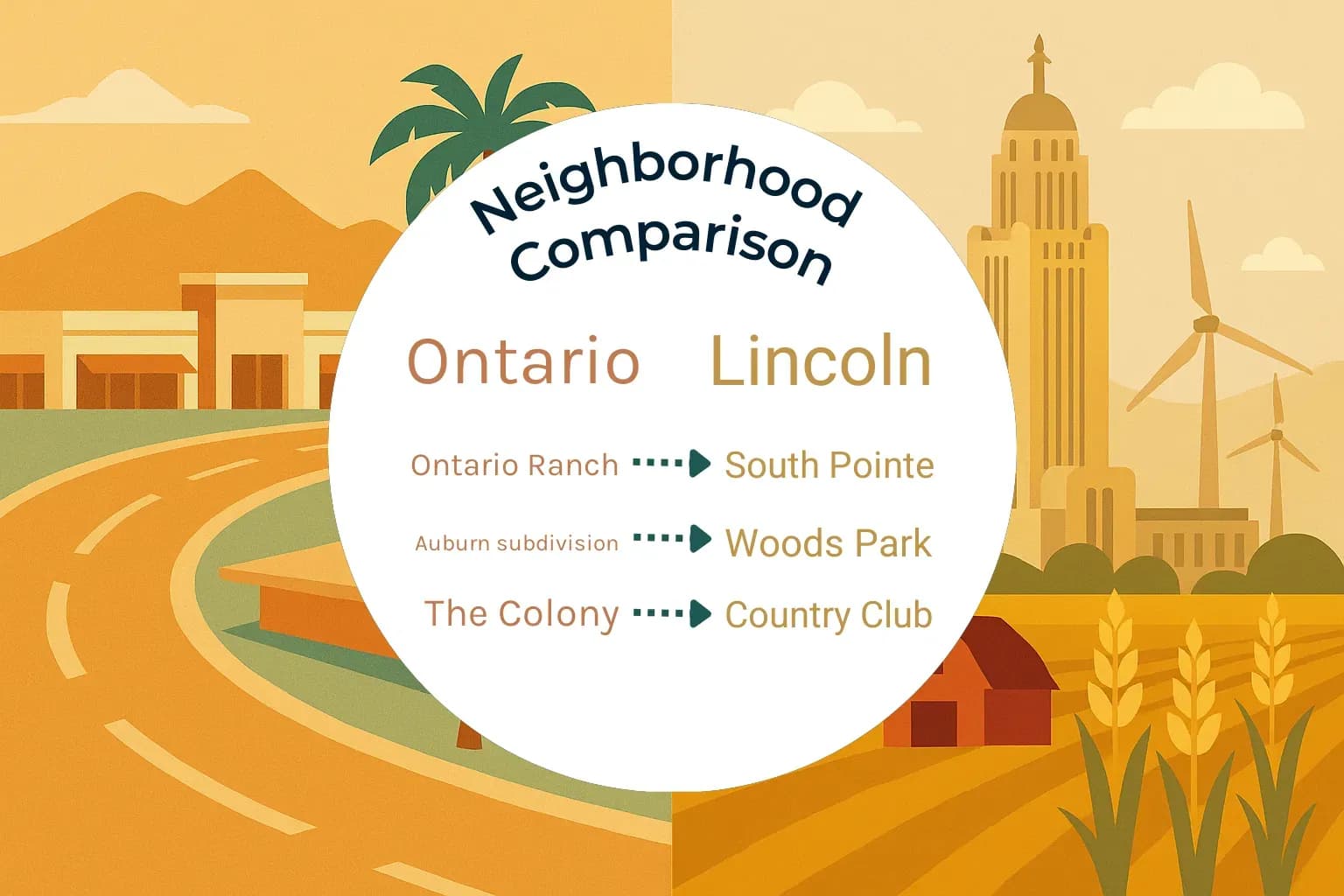 Ontario vs Lincoln Neighborhood Comparison