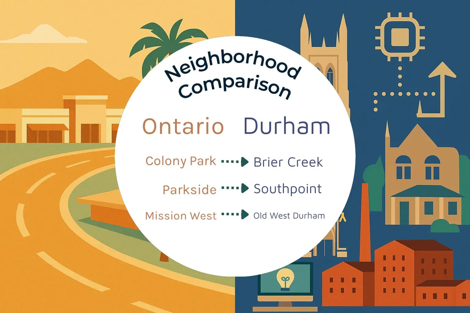 Ontario vs Durham Neighborhood Comparison