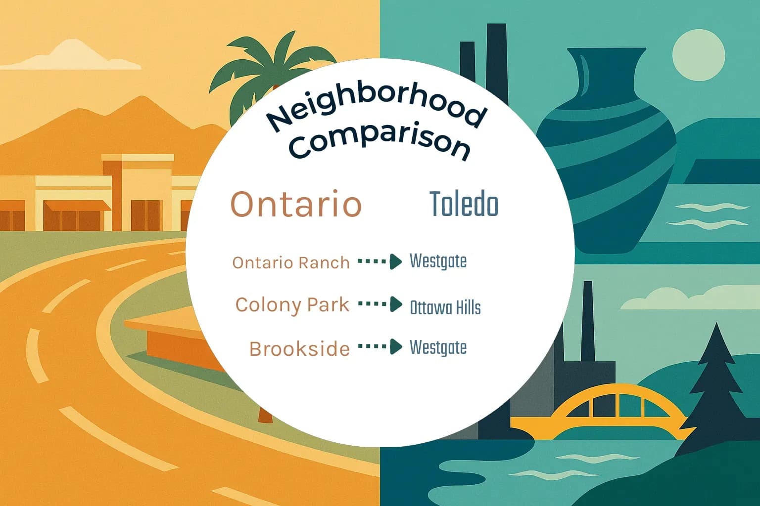 Ontario vs Toledo Neighborhood Comparison
