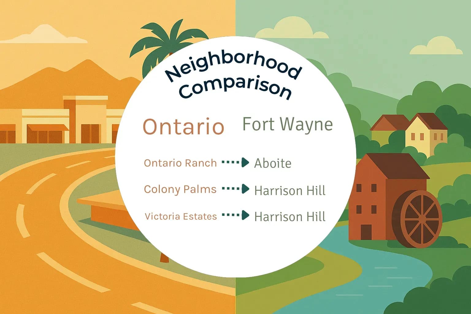 Ontario vs Fort Wayne Neighborhood Comparison