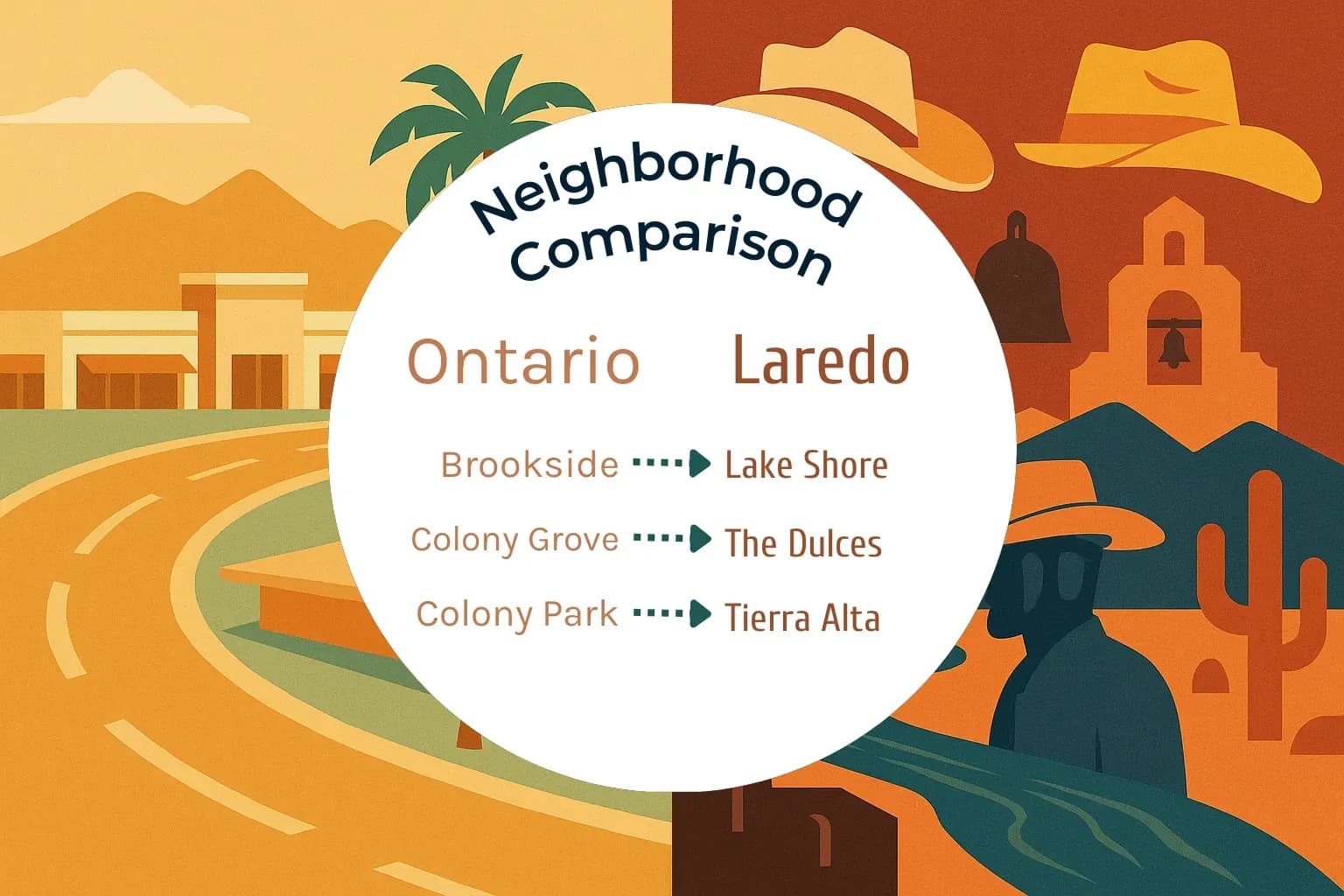 Ontario vs Laredo Neighborhood Comparison