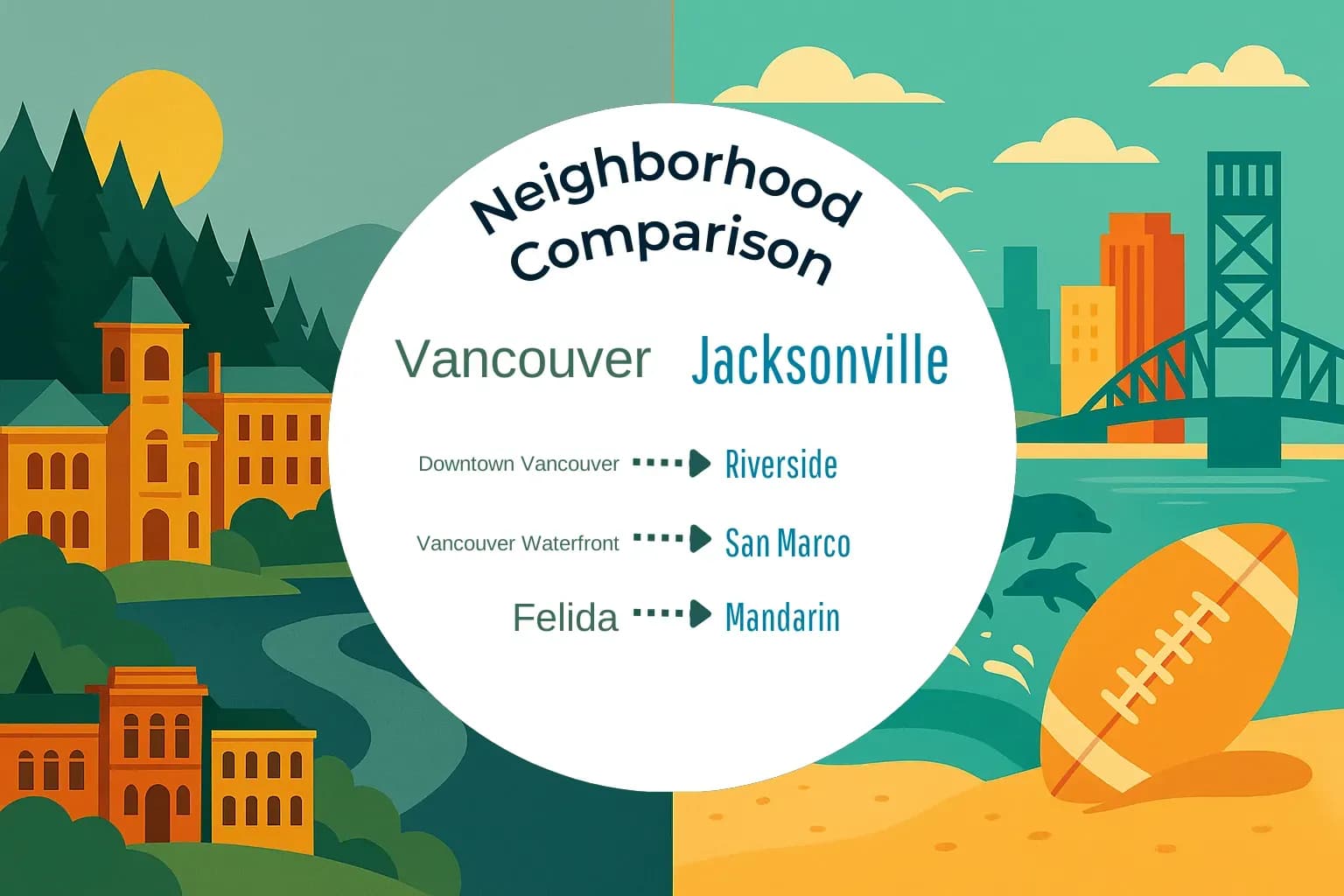 Vancouver vs Jacksonville Neighborhood Comparison