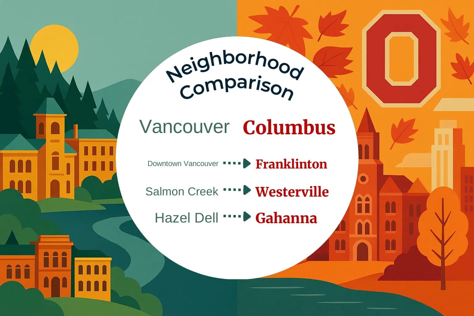 Vancouver vs Columbus Neighborhood Comparison