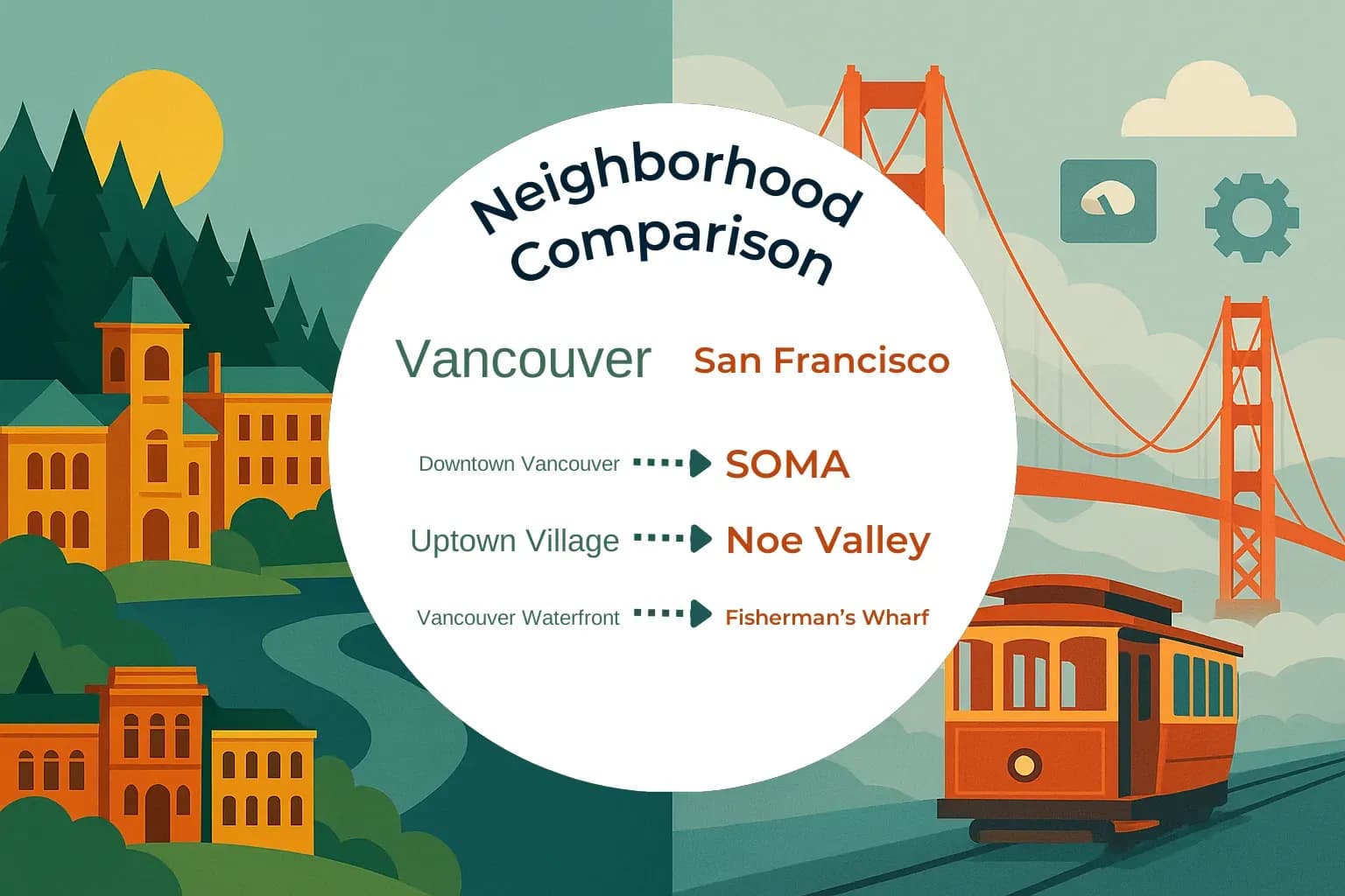 Vancouver vs San Francisco Neighborhood Comparison
