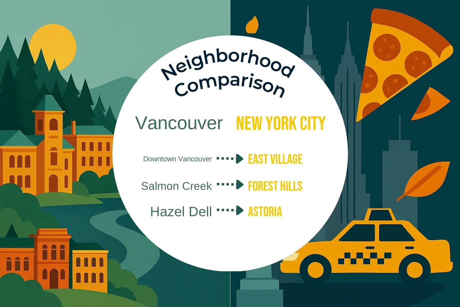 Vancouver vs New York City Neighborhood Comparison