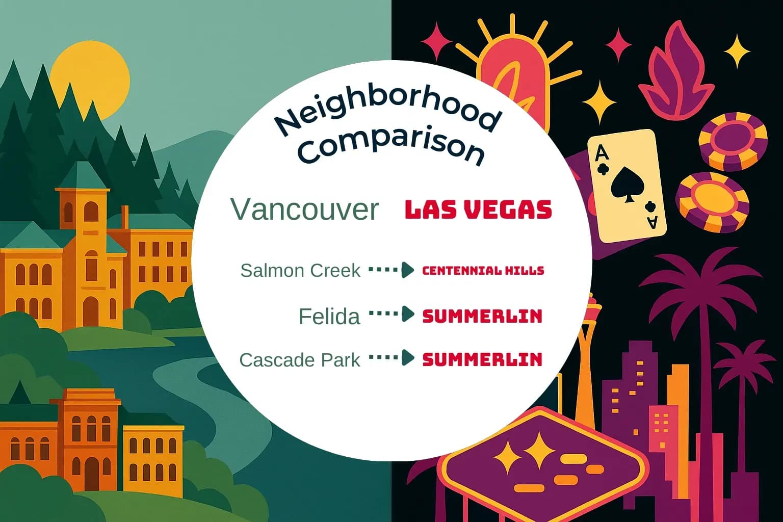 Vancouver vs Las Vegas Neighborhood Comparison