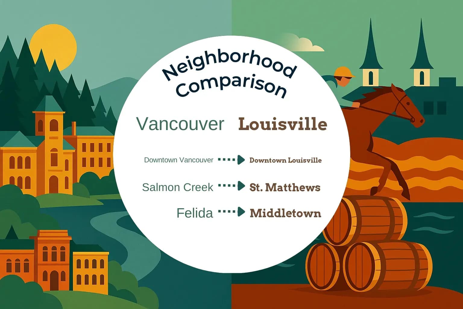 Vancouver vs Louisville Neighborhood Comparison