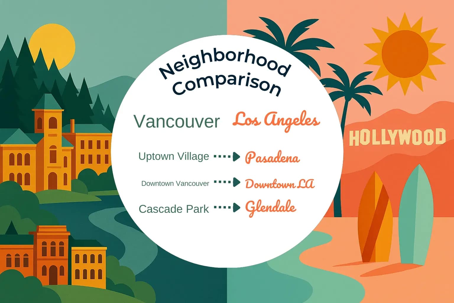 Vancouver vs Los Angeles Neighborhood Comparison