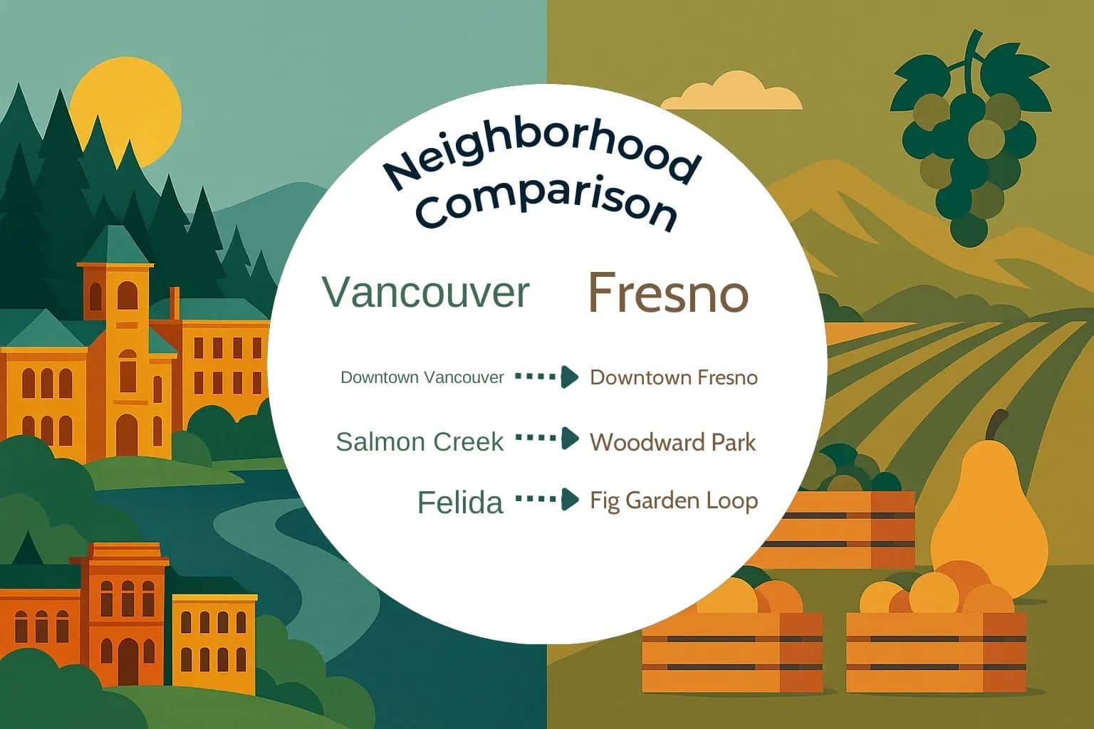 Vancouver vs Fresno Neighborhood Comparison