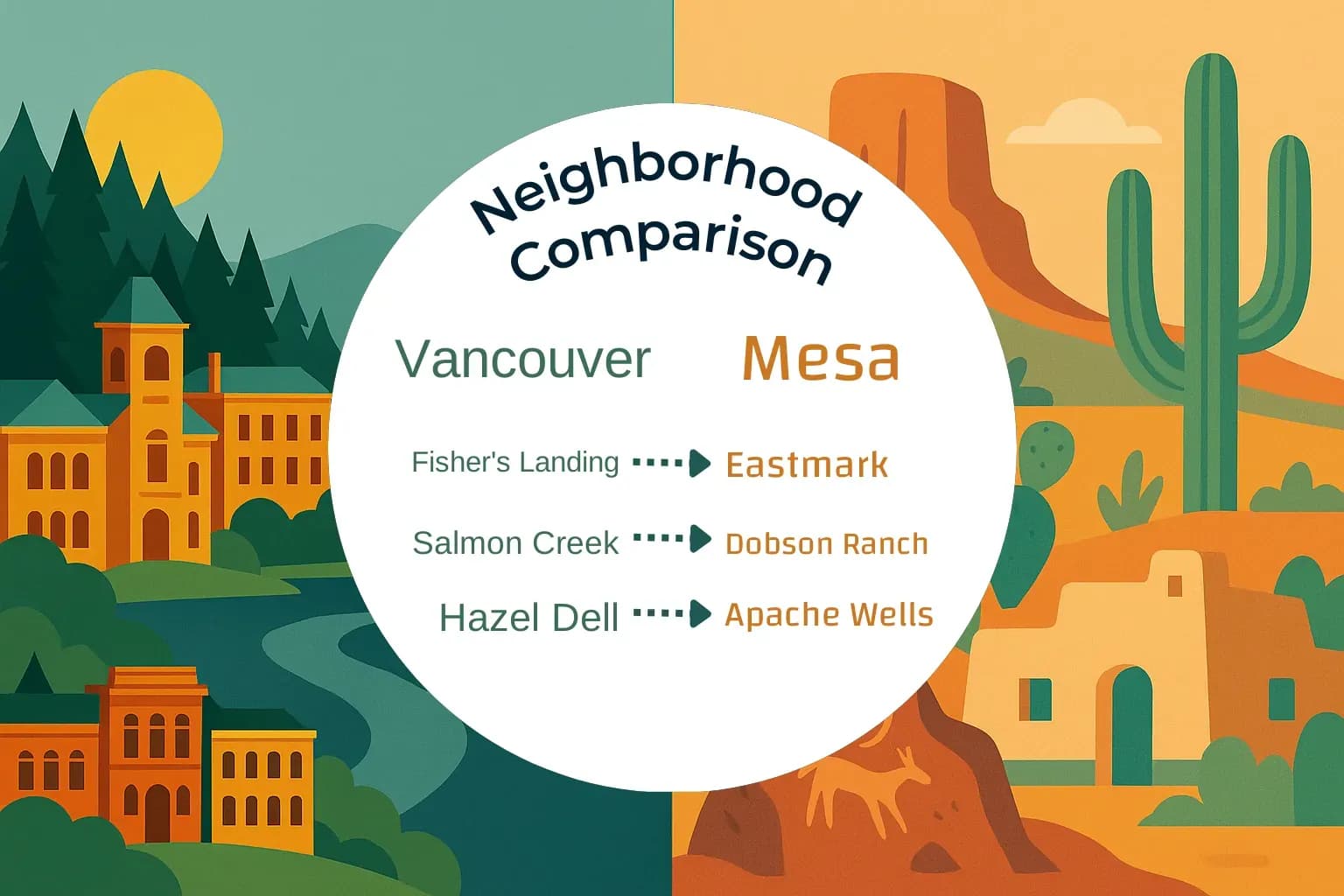 Vancouver vs Mesa Neighborhood Comparison