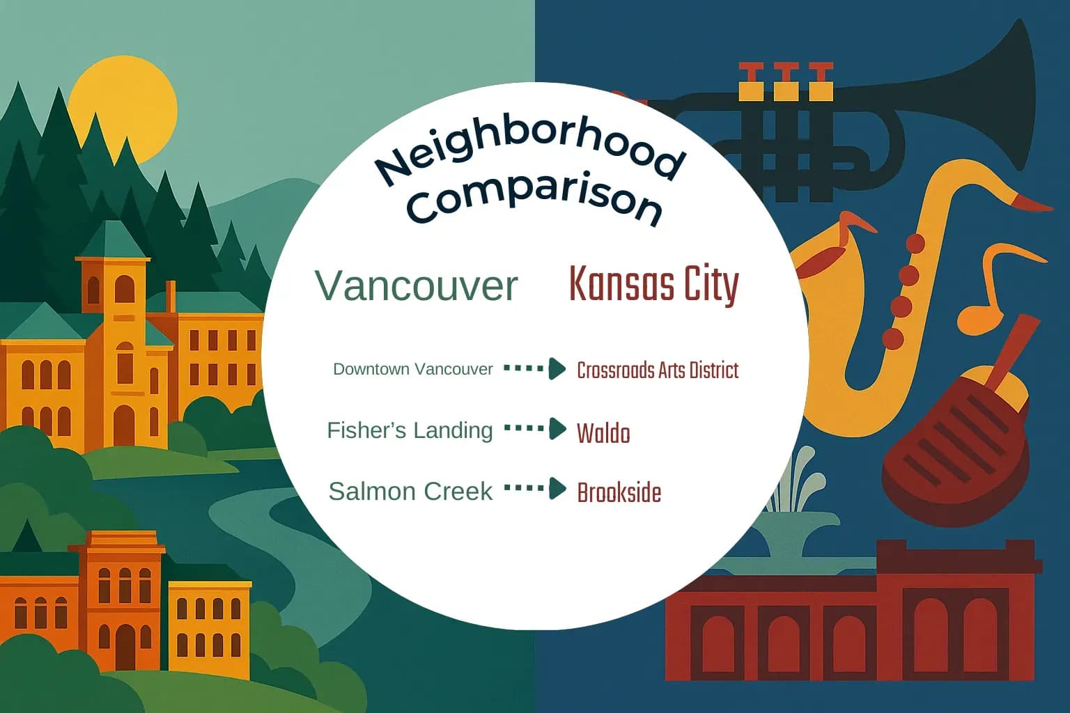 Vancouver vs Kansas City Neighborhood Comparison