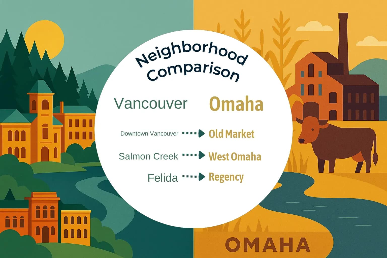 Vancouver vs Omaha Neighborhood Comparison