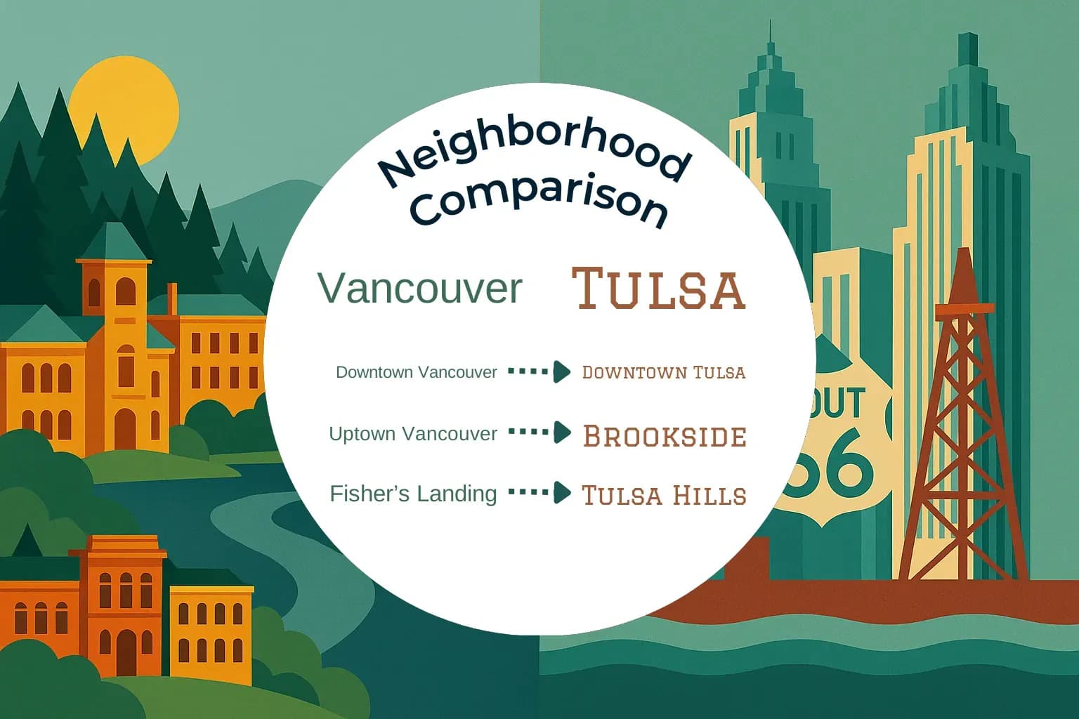 Vancouver vs Tulsa Neighborhood Comparison