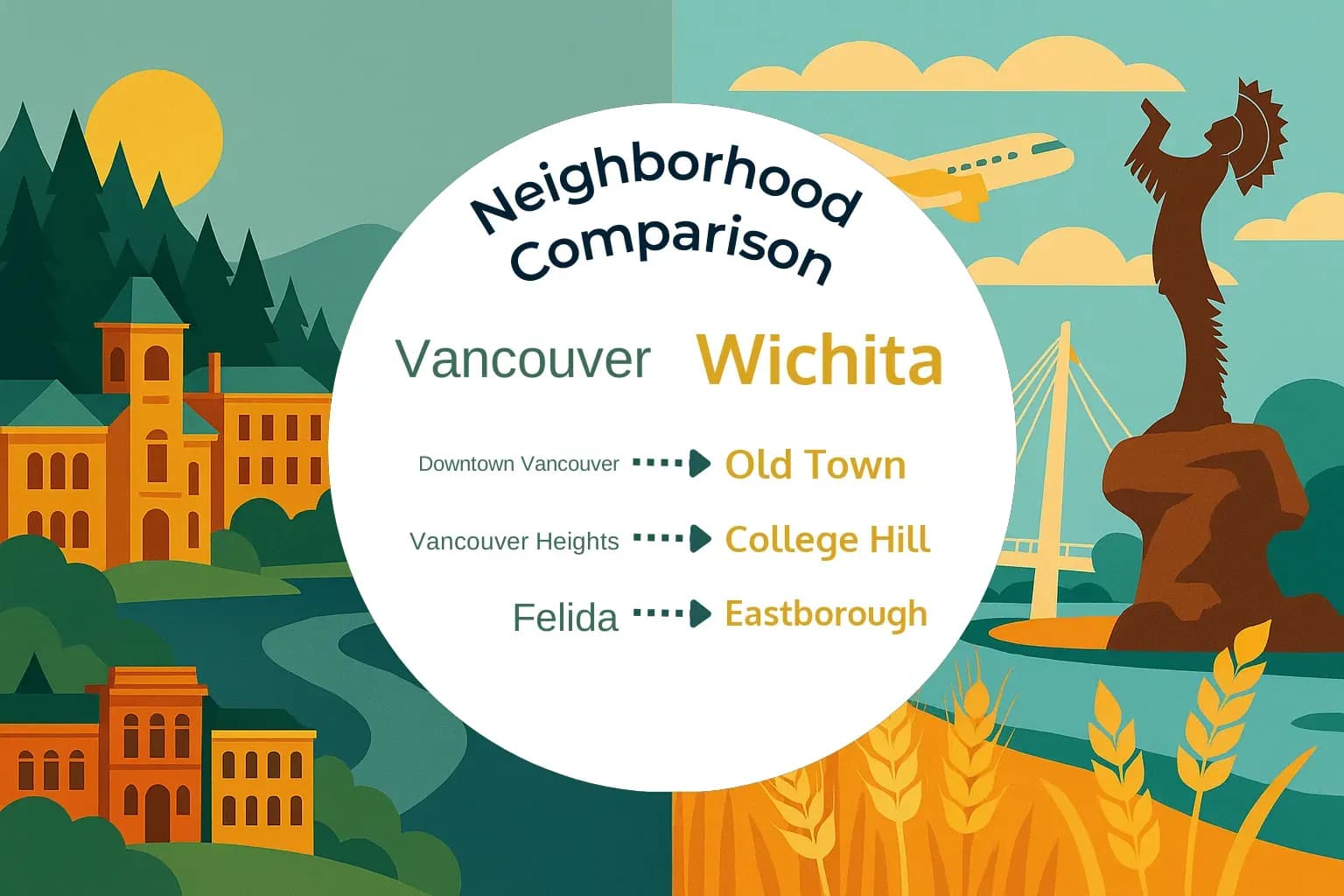 Vancouver vs Wichita Neighborhood Comparison