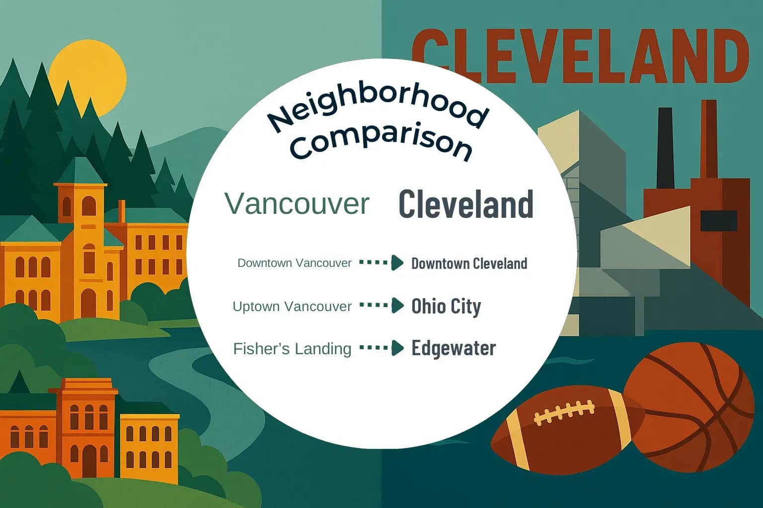 Vancouver vs Cleveland Neighborhood Comparison