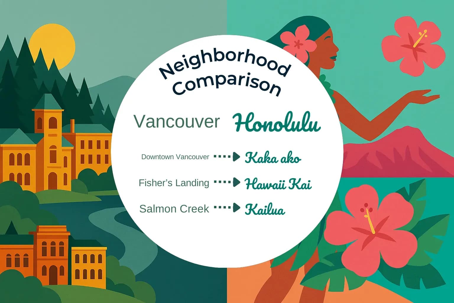 Vancouver vs Honolulu Neighborhood Comparison