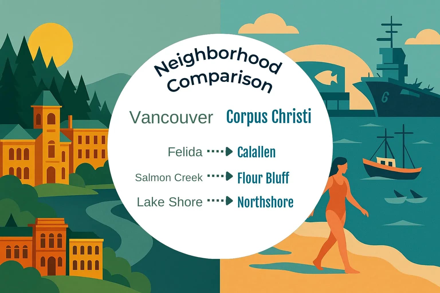 Vancouver vs Corpus Christi Neighborhood Comparison