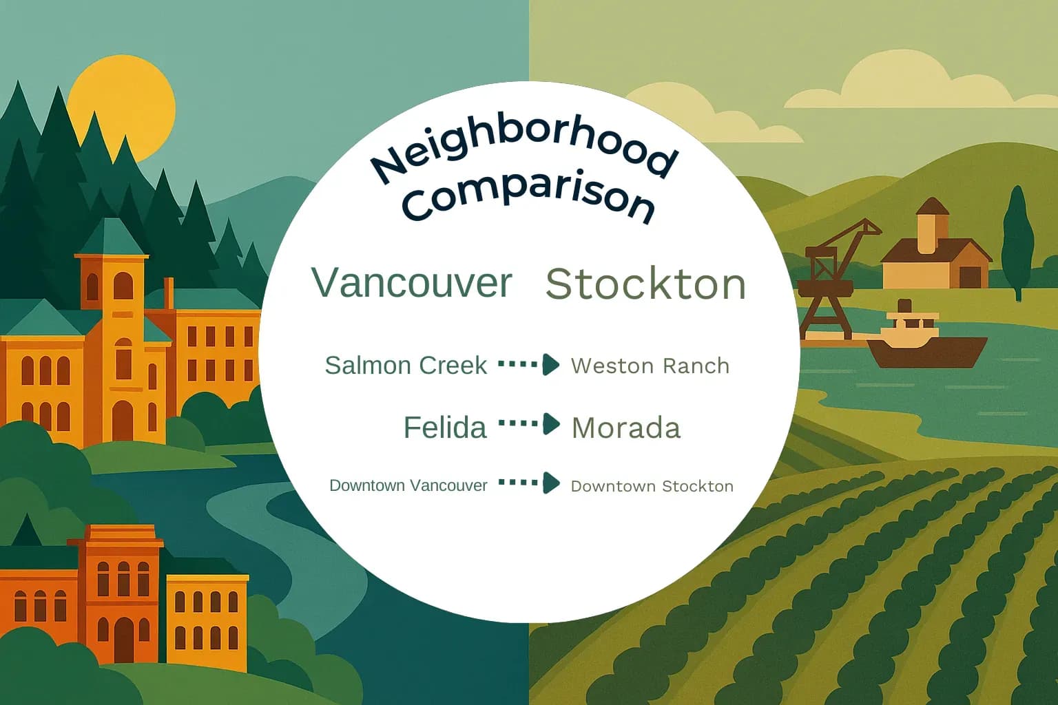Vancouver vs Stockton Neighborhood Comparison