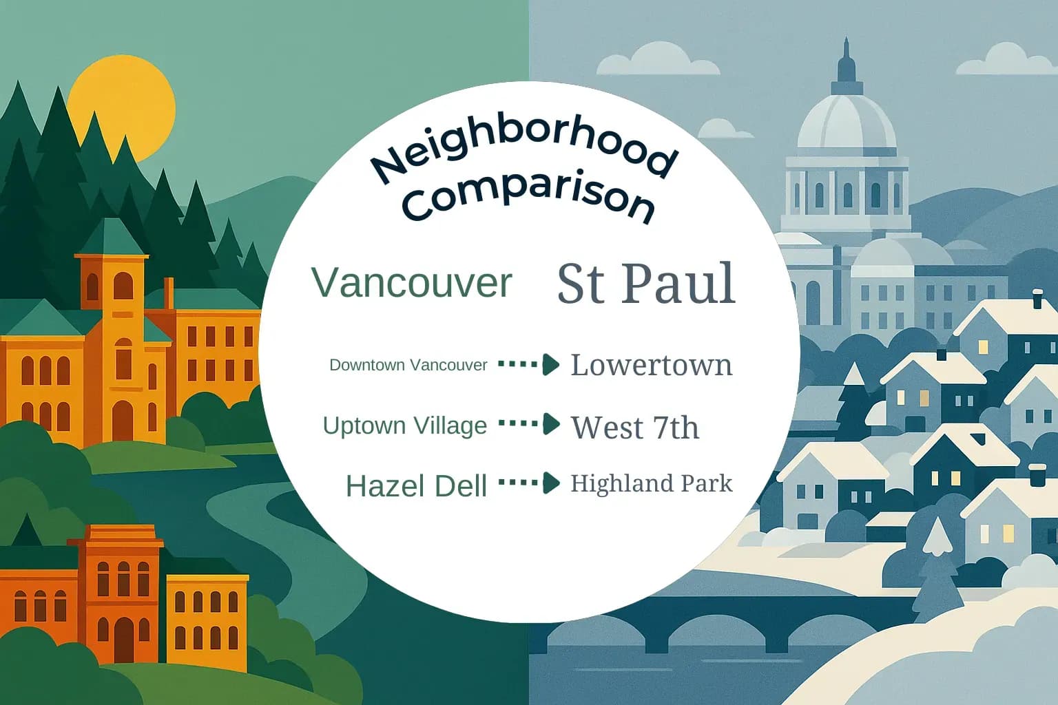 Vancouver vs St. Paul Neighborhood Comparison