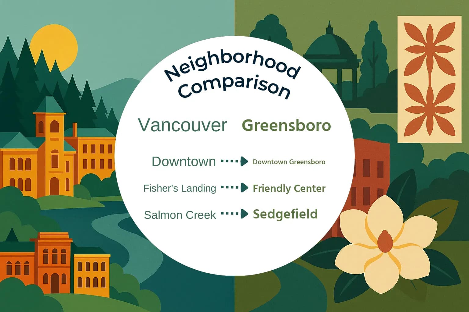 Vancouver vs Greensboro Neighborhood Comparison