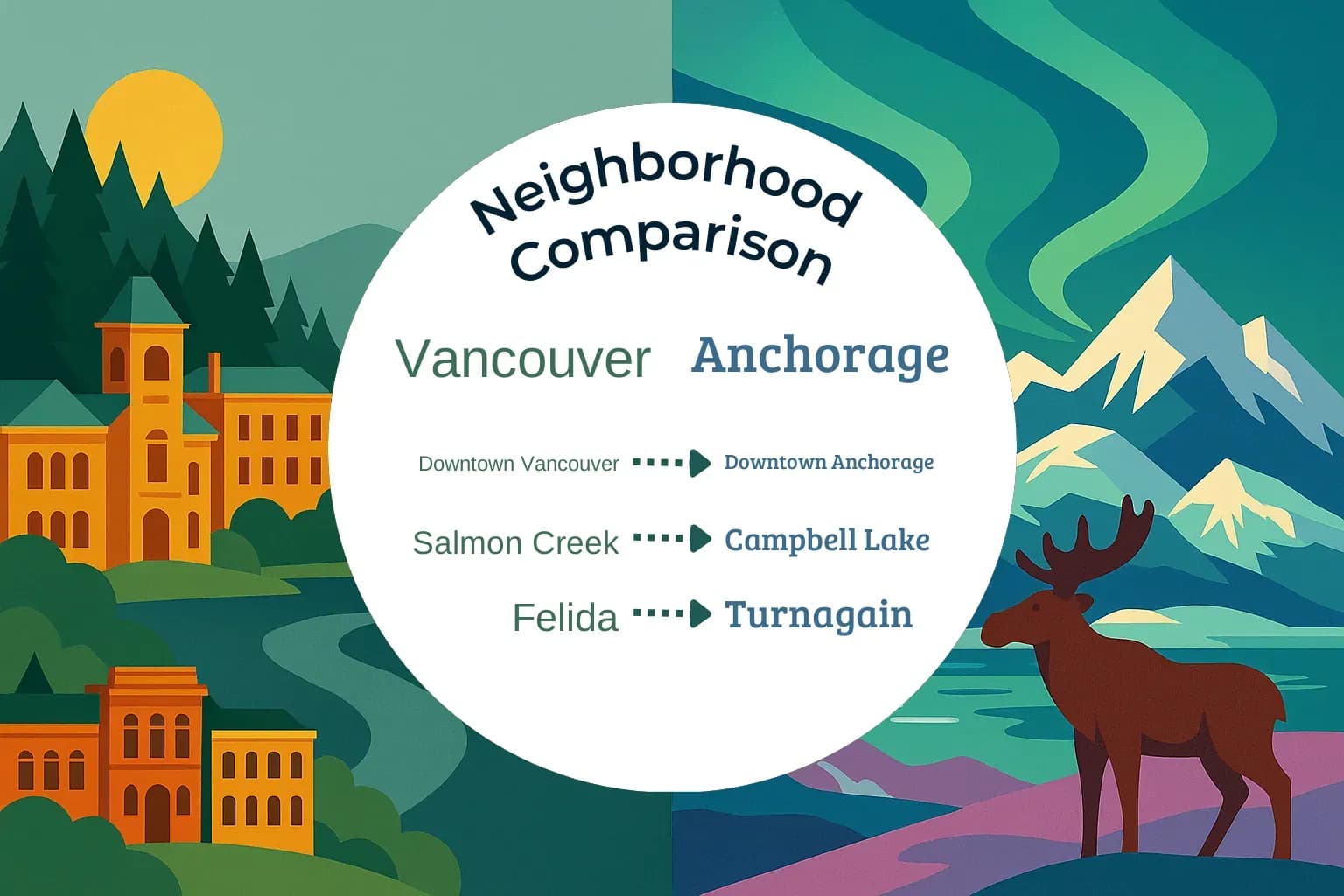 Vancouver vs Anchorage Neighborhood Comparison