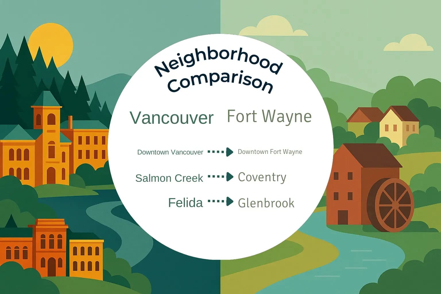Vancouver vs Fort Wayne Neighborhood Comparison