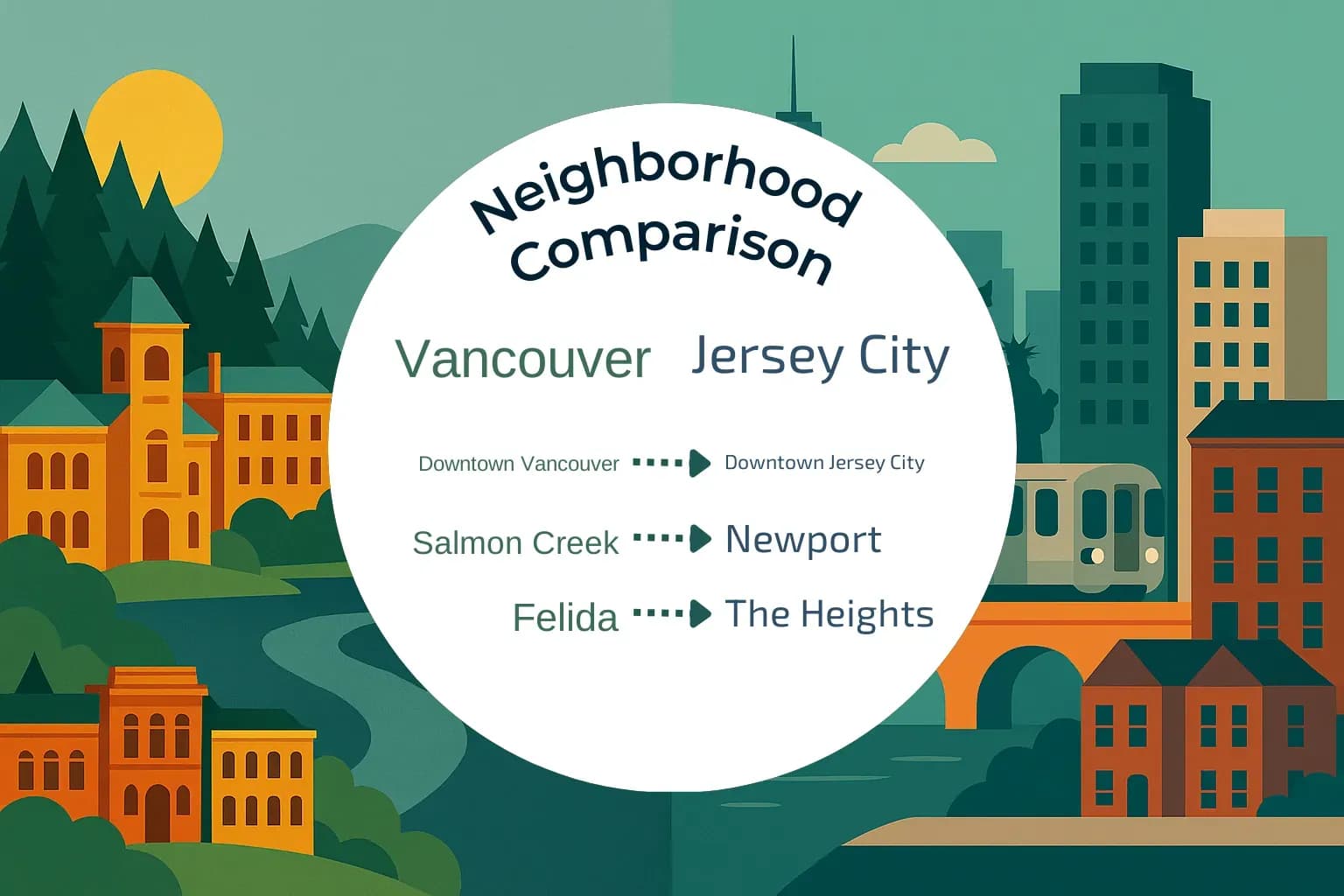 Vancouver vs Jersey City Neighborhood Comparison
