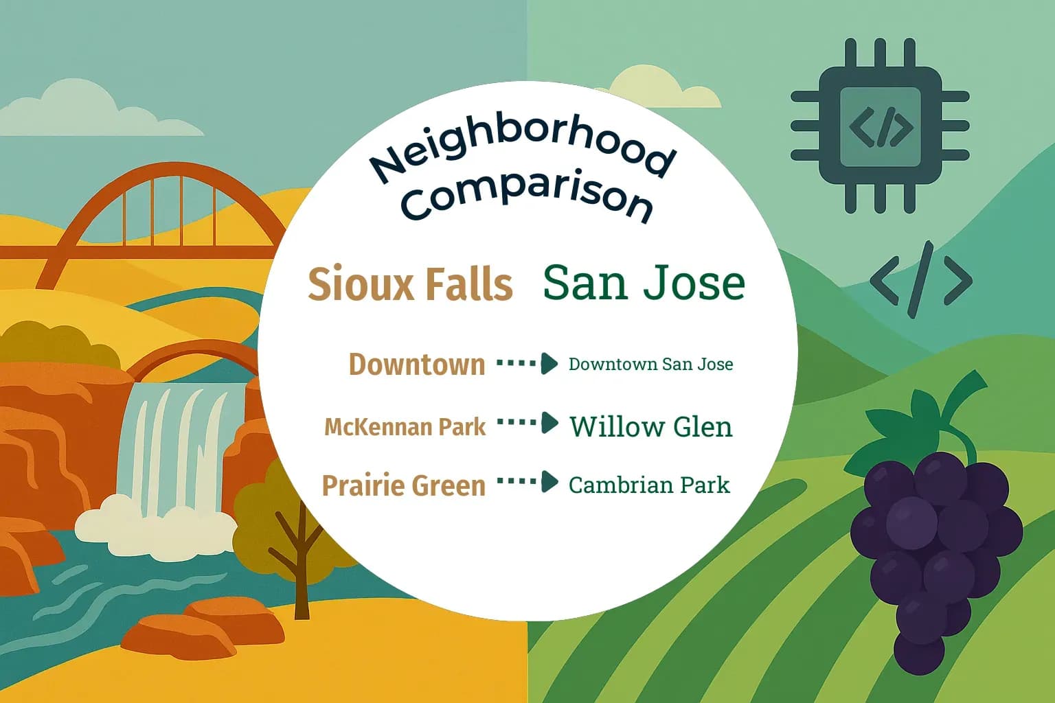 Sioux Falls vs San Jose Neighborhood Comparison