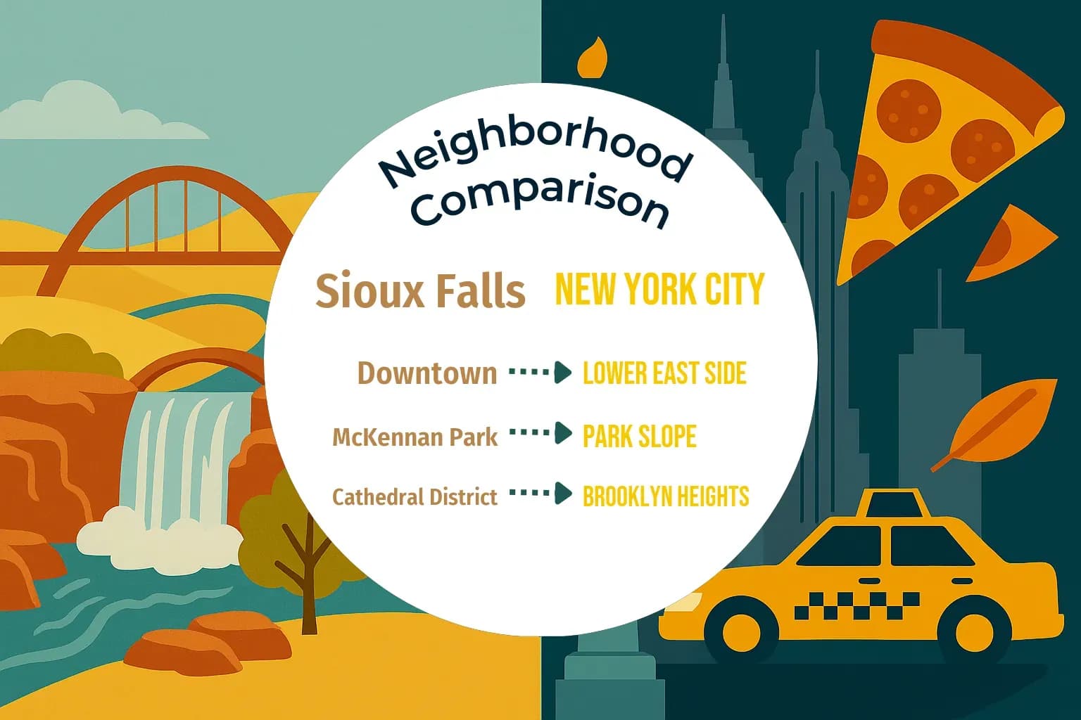 Sioux Falls vs New York City Neighborhood Comparison
