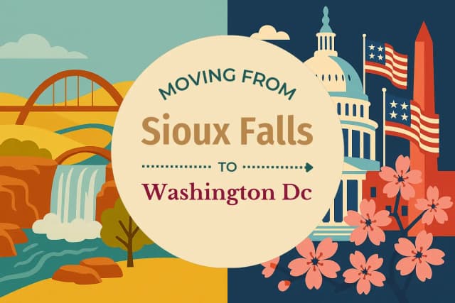 Moving from Sioux Falls to Washington DC