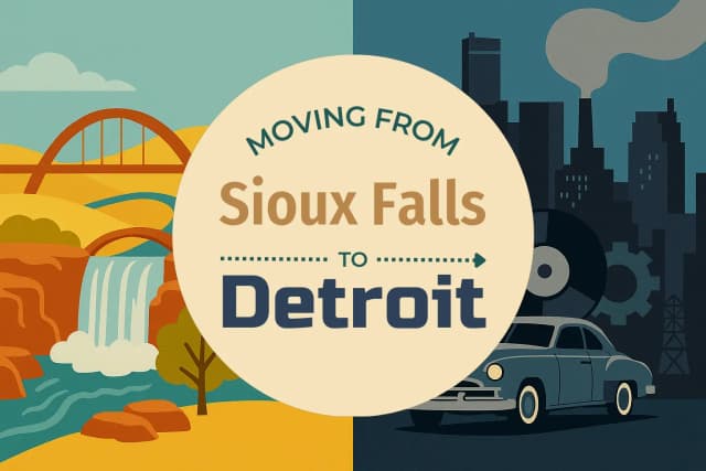 Moving from Sioux Falls to Detroit